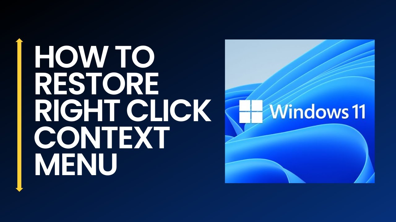 How to Restore the Full Right-Click Context Menu in Windows 11